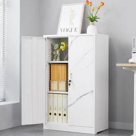 Metal Storage Cabinet with Locking Doors and Adjustable Shelf, Folding Filing Storage Cabinet , Folding Storage Locker Cabinet for Home Office,School