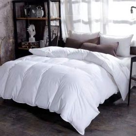 Down Duvet, Winter Duvet, Goose Down Duvet Core, Air Conditioner (Option: White-220* 240cm-4)